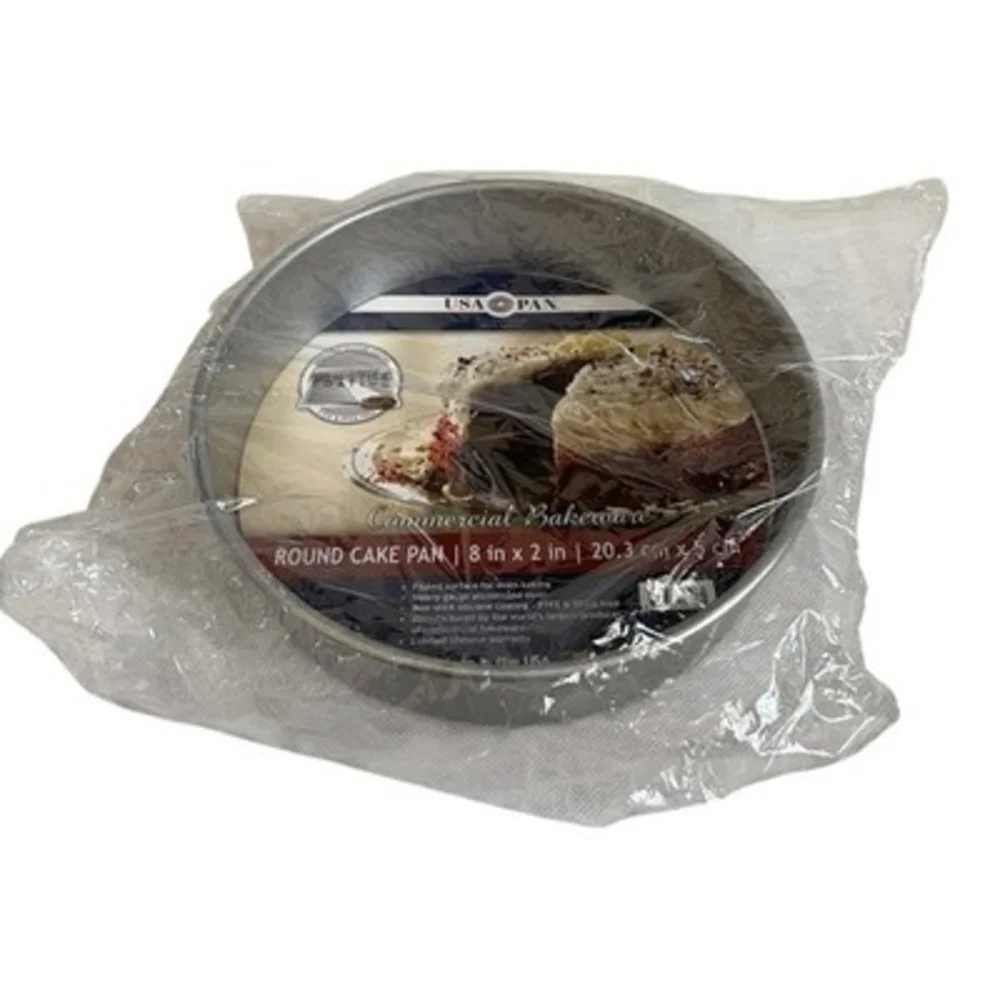 USA Pan Commercial Bakeware Round Cake Pan 8x2